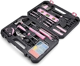 Amazon 

Basics Household Tool Kit With Storage Case, 142 Piece, Pink, 13.39 x 9.25 x 2.95 inch - HD Photos